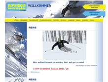 Tablet Screenshot of amigos-snowsports.at